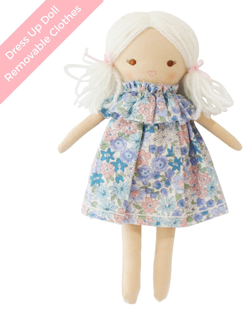 Alimrose Mini Matilda Asleep Awake Doll - Lilly Blue (23cm)