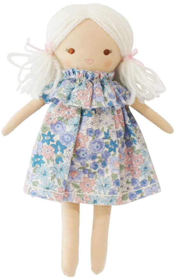 Alimrose Mini Matilda Asleep Awake Doll - Lilly Blue (23cm)