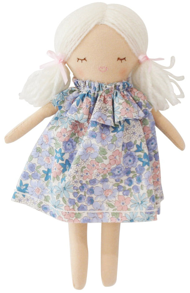 Alimrose Mini Matilda Asleep Awake Doll - Lilly Blue (23cm)