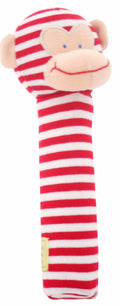 Alimrose Monkey Hand Squeaker - Red Stripe