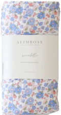 Alimrose Organic Muslin Swaddle - Lilly Blue
