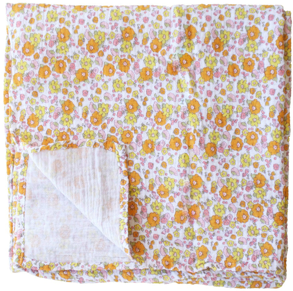 Alimrose Organic Muslin Swaddle - Sweet Marigold