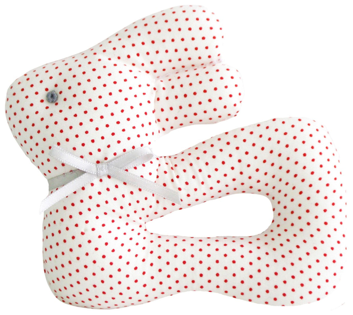 Alimrose My First Bunny Rattle - Red Spot