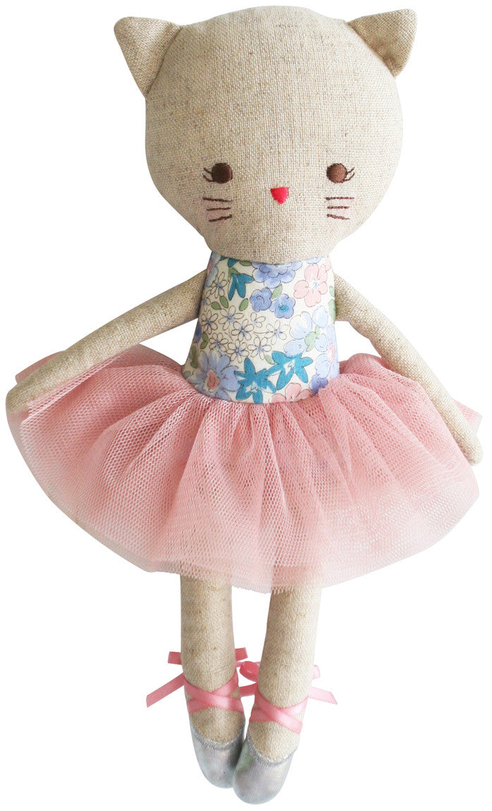 Alimrose Odette Kitty Ballerina - Lilly Blue (23cm)