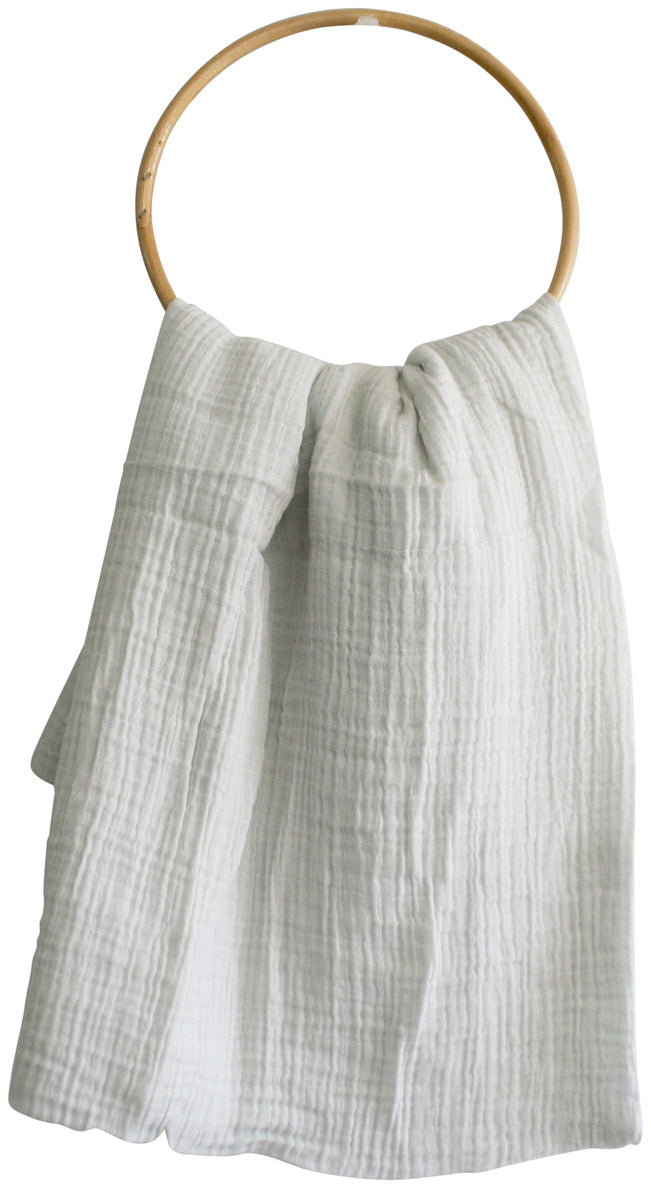 Alimrose Muslin Cotton Swaddle - Light Dove