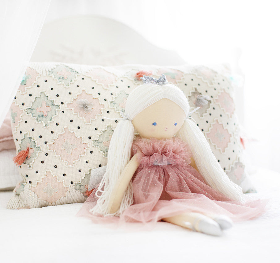 Alimrose Penelope Princess Doll - Sparkle Blush Tulle (49cm)