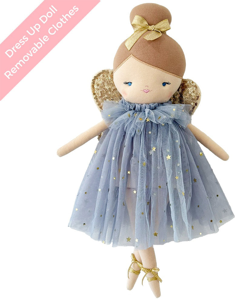 Alimrose Posy Fairy Doll - Grey Gold (43cm)