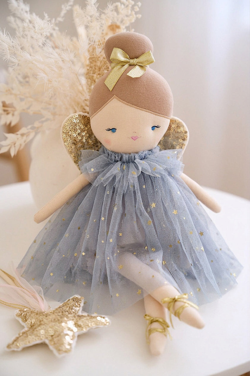 Alimrose Posy Fairy Doll - Grey Gold (43cm)
