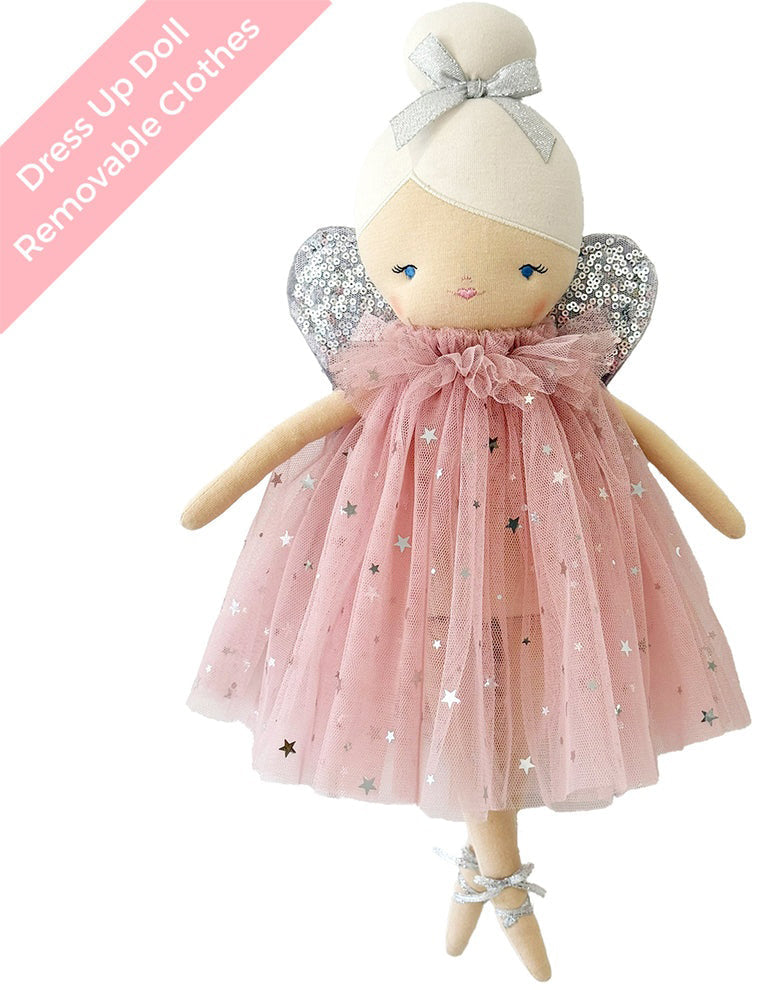 Alimrose Posy Fairy Doll - Pink Silver (43cm)