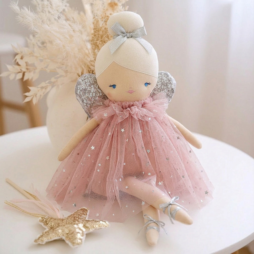 Alimrose Posy Fairy Doll - Pink Silver (43cm)