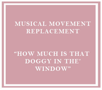 Alimrose Replacement Musical Box - How Much Is That Doggy