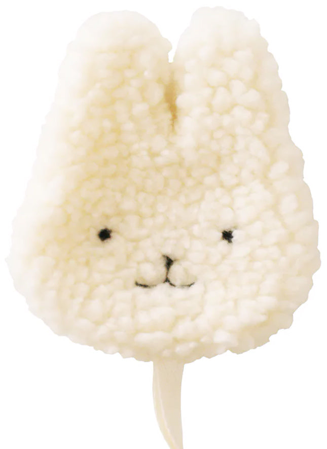 Alimrose Sherpa Paci Bunny Comforter - Ivory