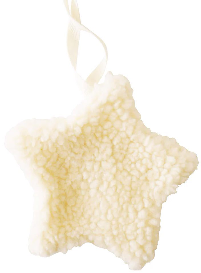 Alimrose Sherpa Paci Star Comforter - Ivory