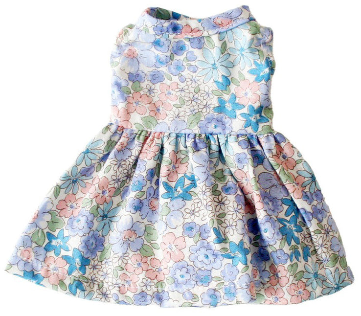 Alimrose Small Doll Dress - Lilly Blue (20-28cm)