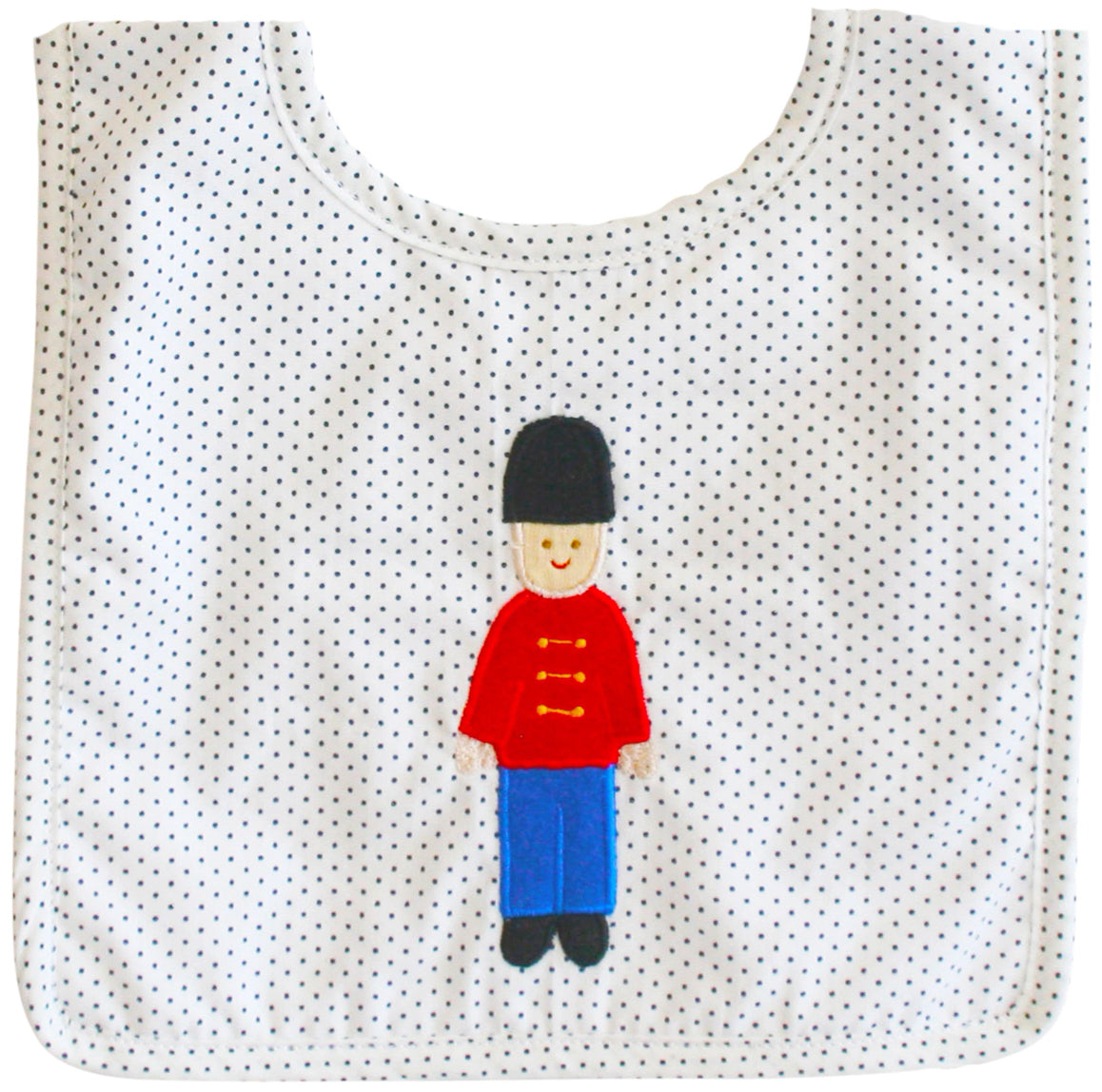 Alimrose Soldier Applique Bib