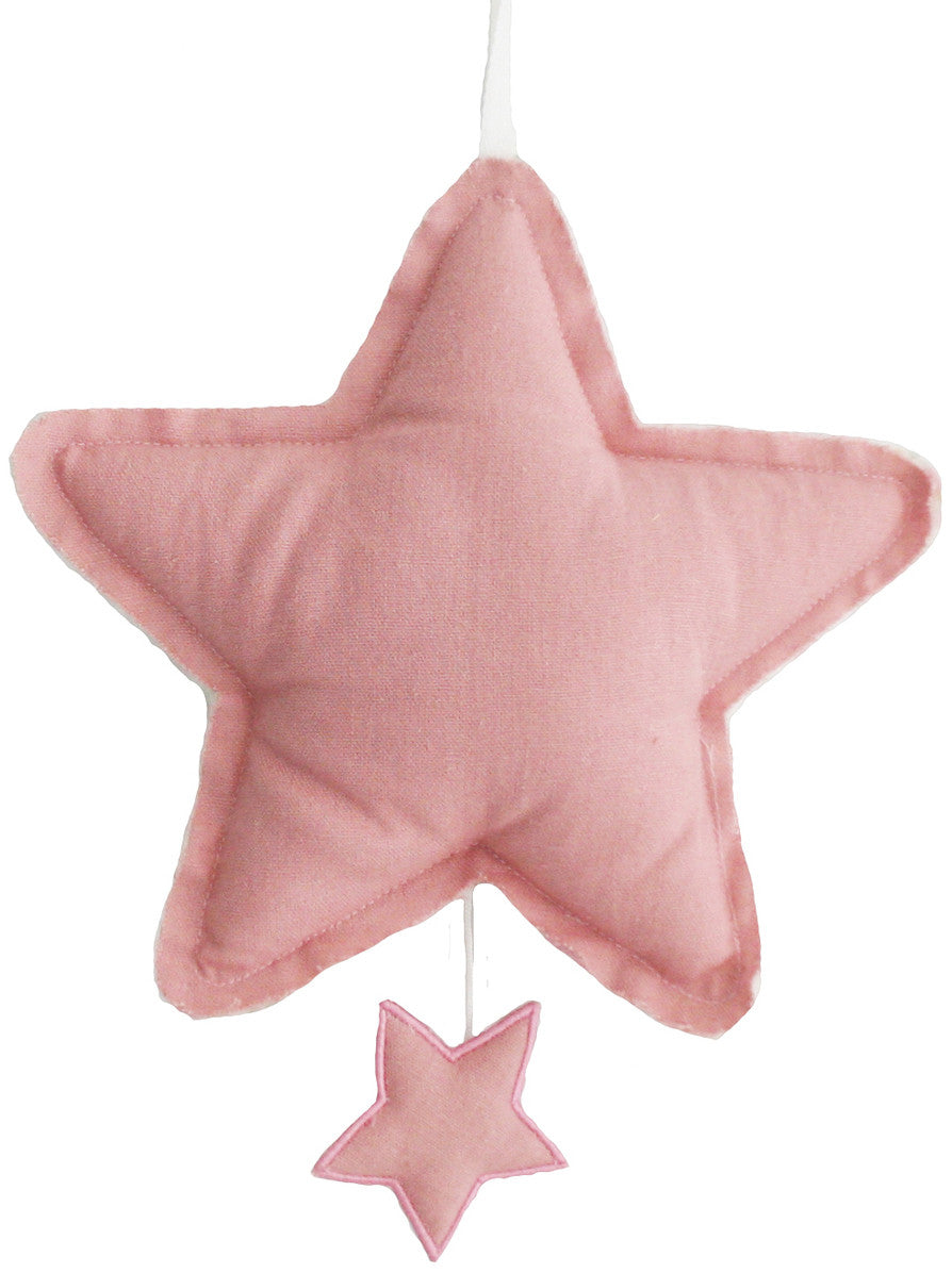 Alimrose Star Musical - Blush Linen & Rose Garden