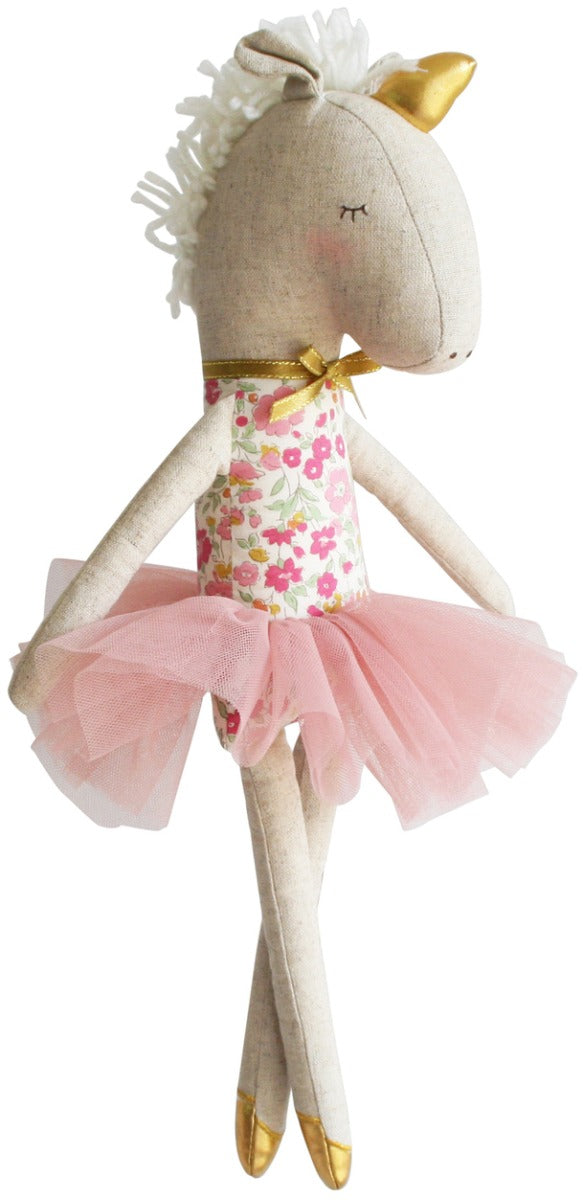 Alimrose Yvette Unicorn Doll - Rose Garden (43cm)