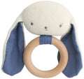 Alimrose Baby Bunny Teether Rattle - Chambray