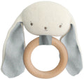 Alimrose Baby Bunny Teether Rattle - Grey