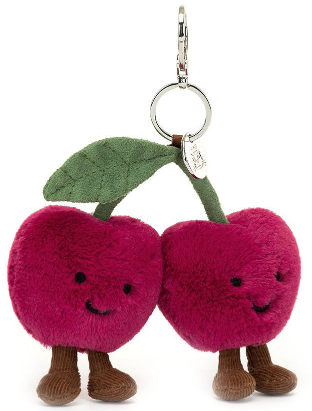 Jellycat Amuseable Cherries Bag Charm (16cm)