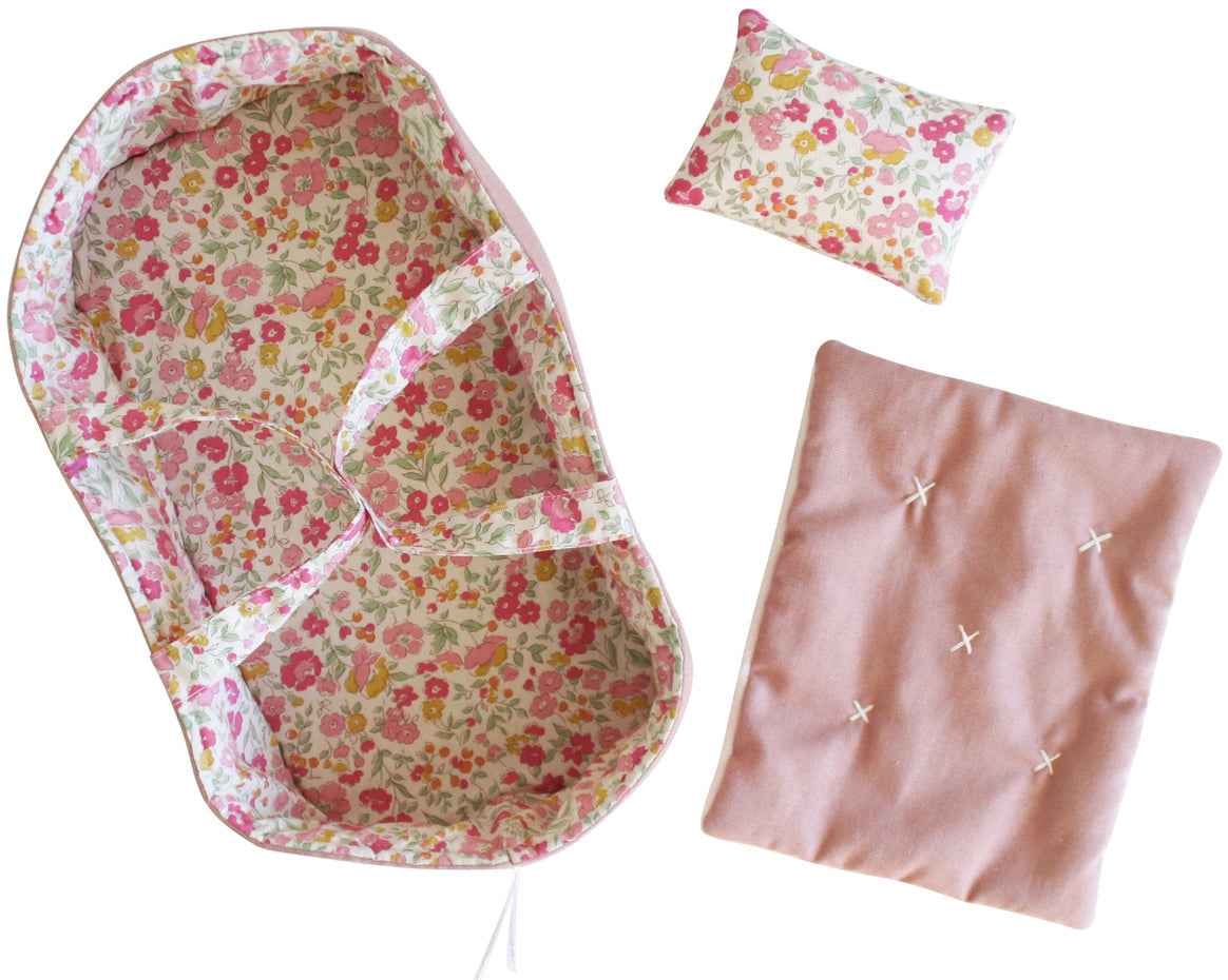 Alimrose Baby Doll Carrier Set - Rose Garden