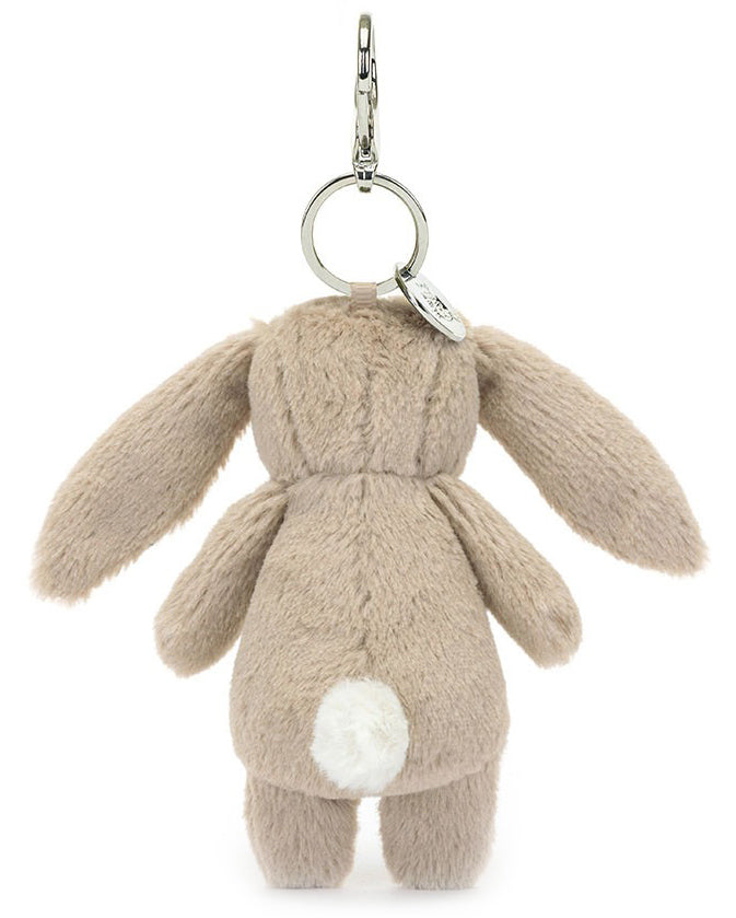 Jellycat Bashful Blossom Beige Bunny Bag Charm (17cm)