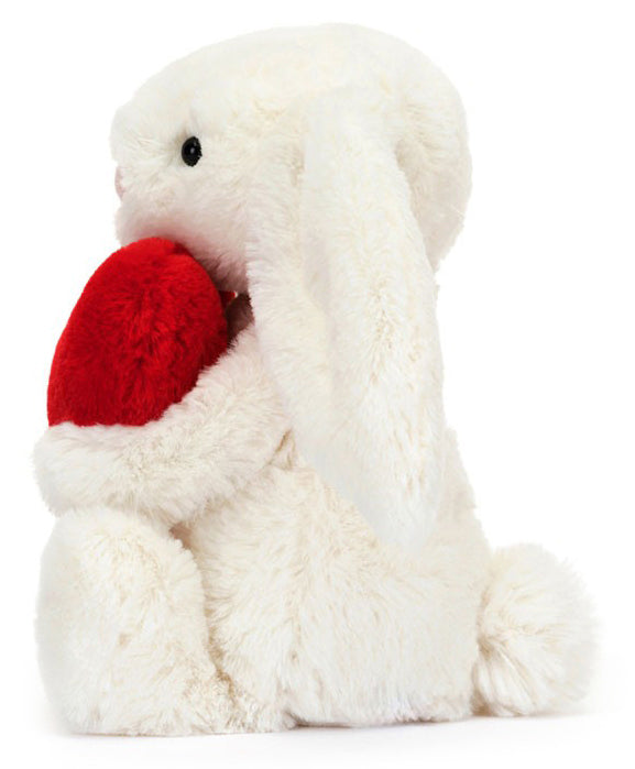 Jellycat Bashful Red Love Heart Bunny - Little (20cm)