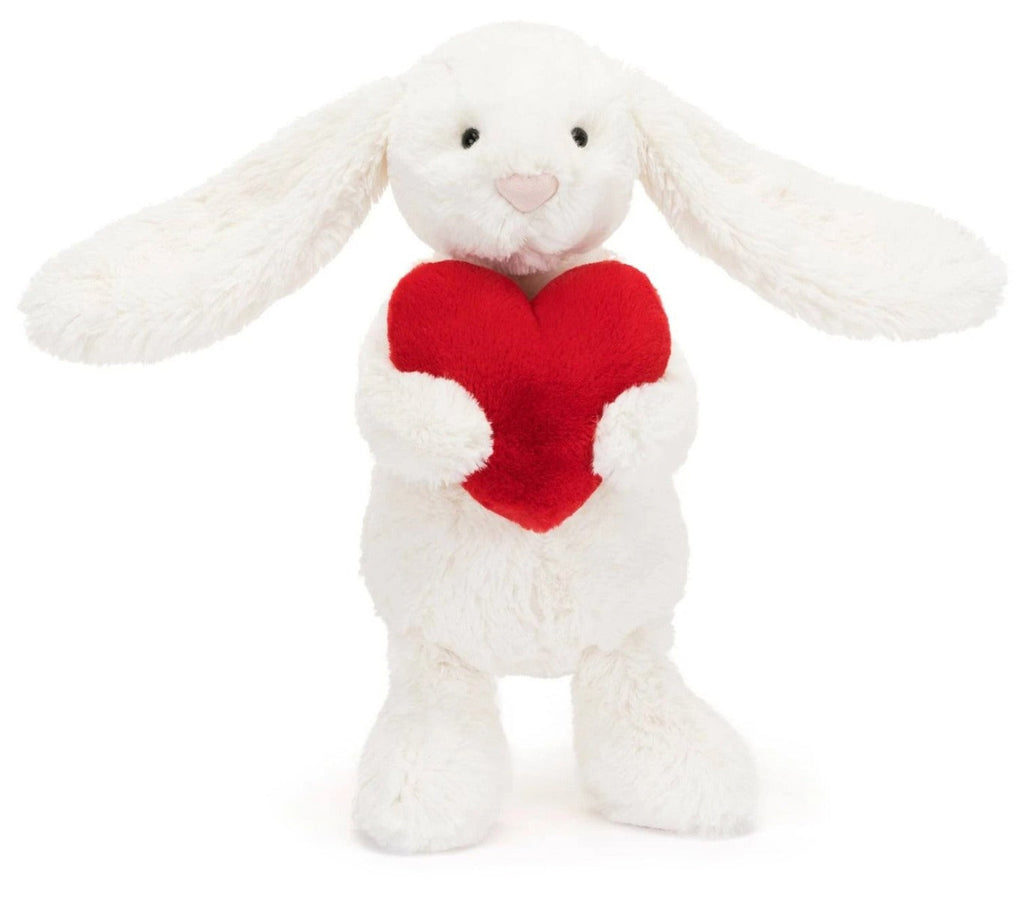 Jellycat Bashful Red Love Heart Bunny - Little (20cm)