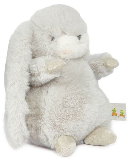 Bunnies by the Bay Tiny Standing Nibble Bunny - Grey (20cm)
