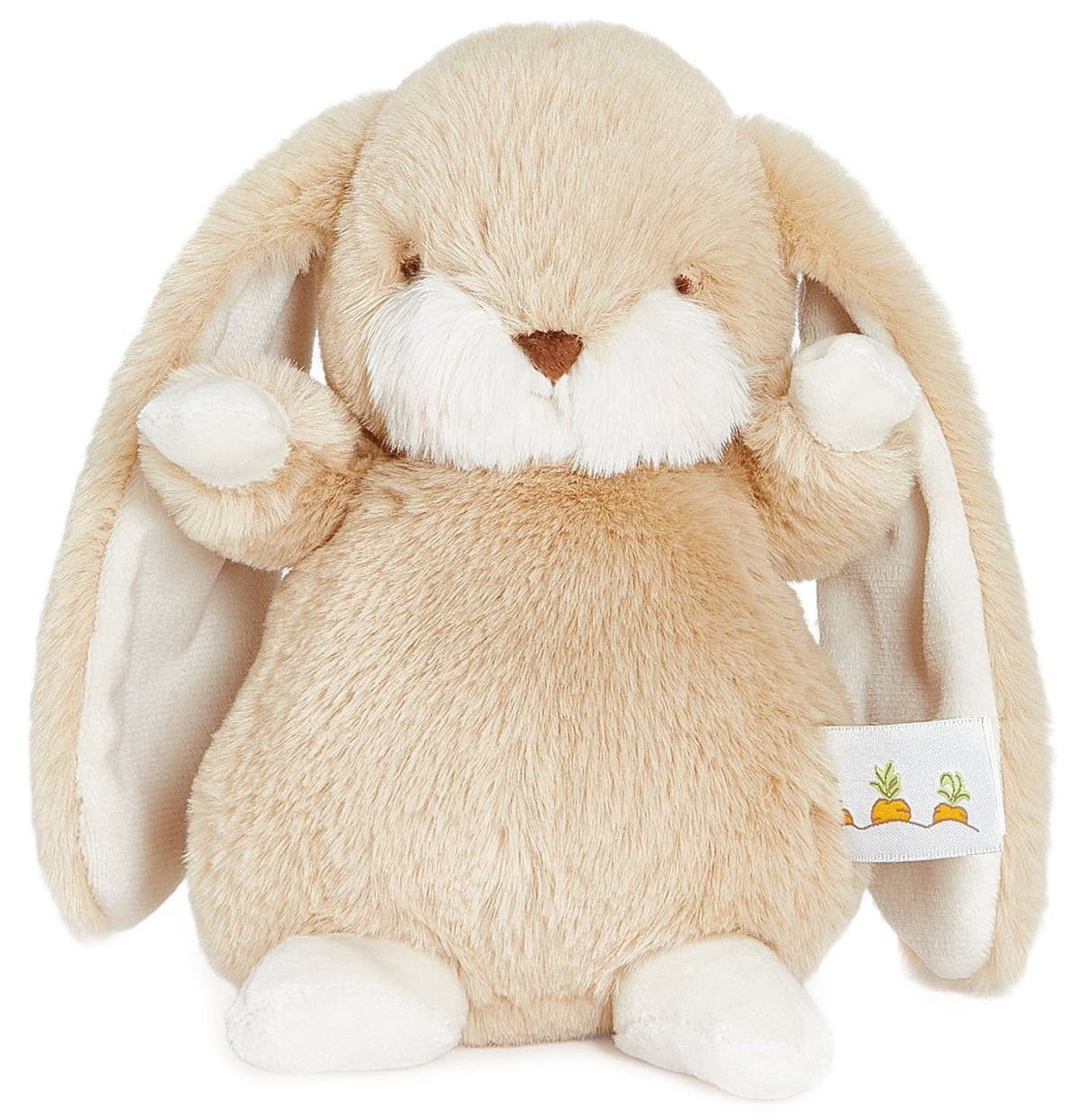 Bunnies by the Bay Tiny Standing Nibble Bunny - Almond Joy (20cm)