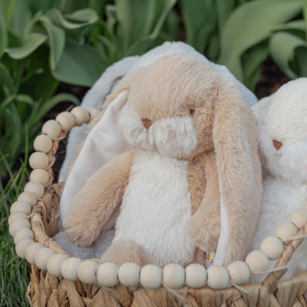 Bunnies by the Bay Tiny Floppy Nibble Bunny - Small Almond Joy (25cm)