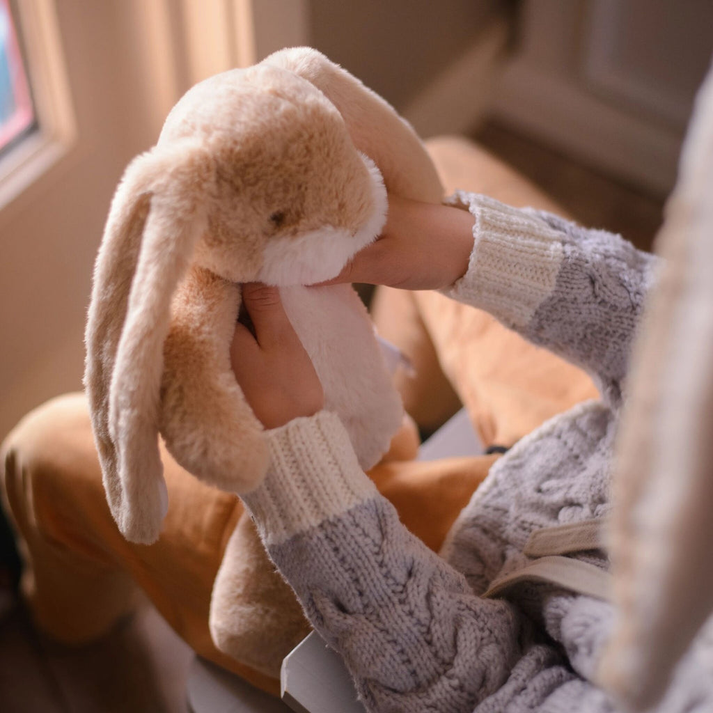 Bunnies by the Bay Little Floppy Nibble Bunny - Medium Almond Joy (34cm)