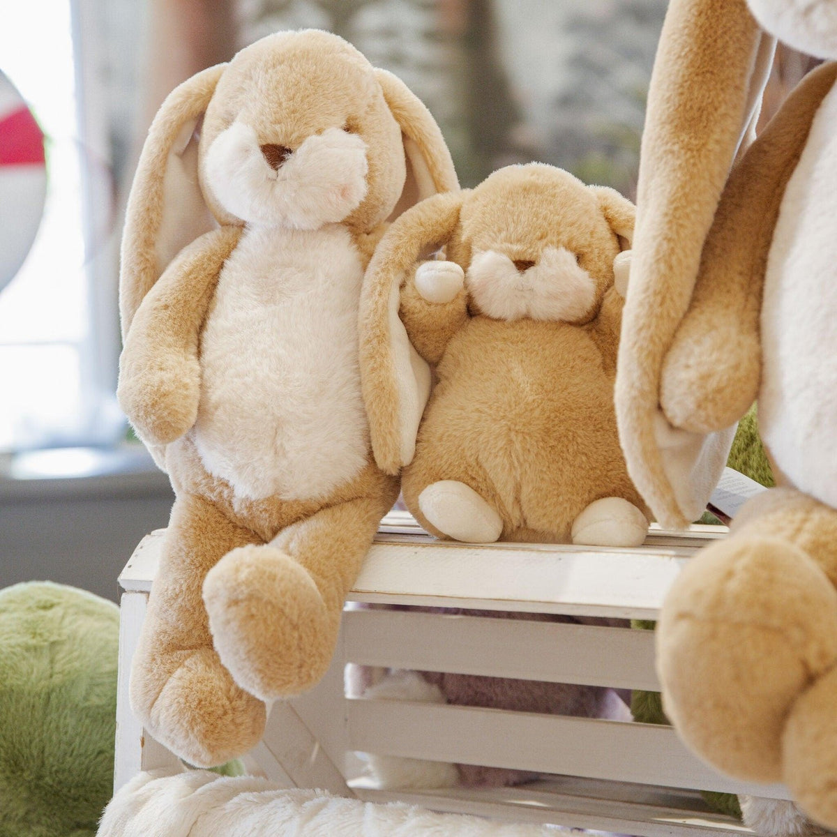 Bunnies by the Bay Little Floppy Nibble Bunny - Medium Almond Joy (34cm)