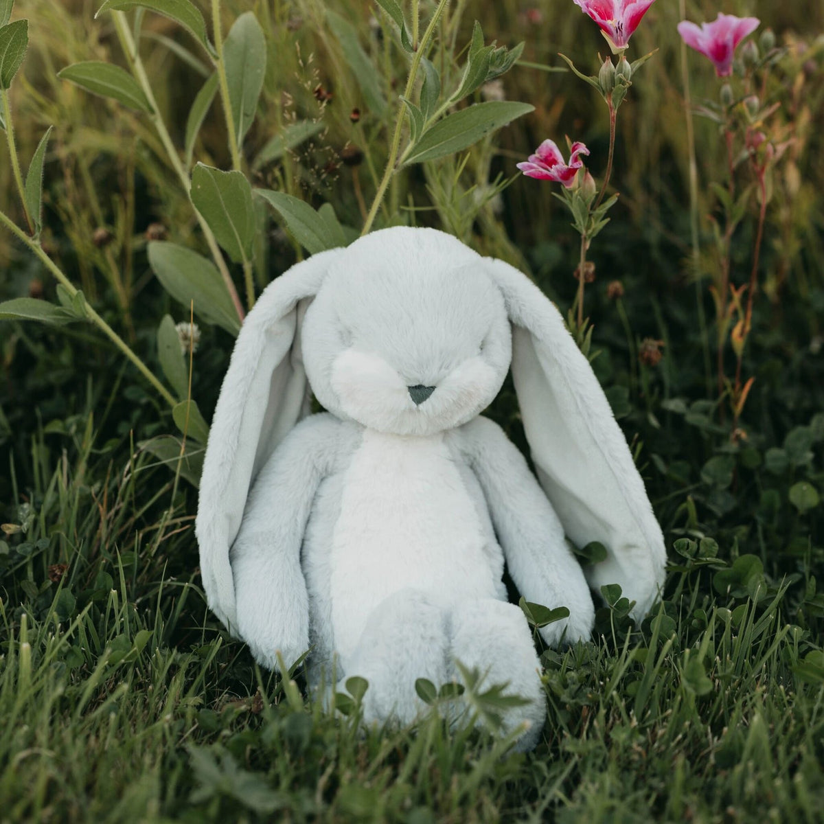 Bunnies by the Bay Little Floppy Nibble Bunny - Medium Grey (34cm)