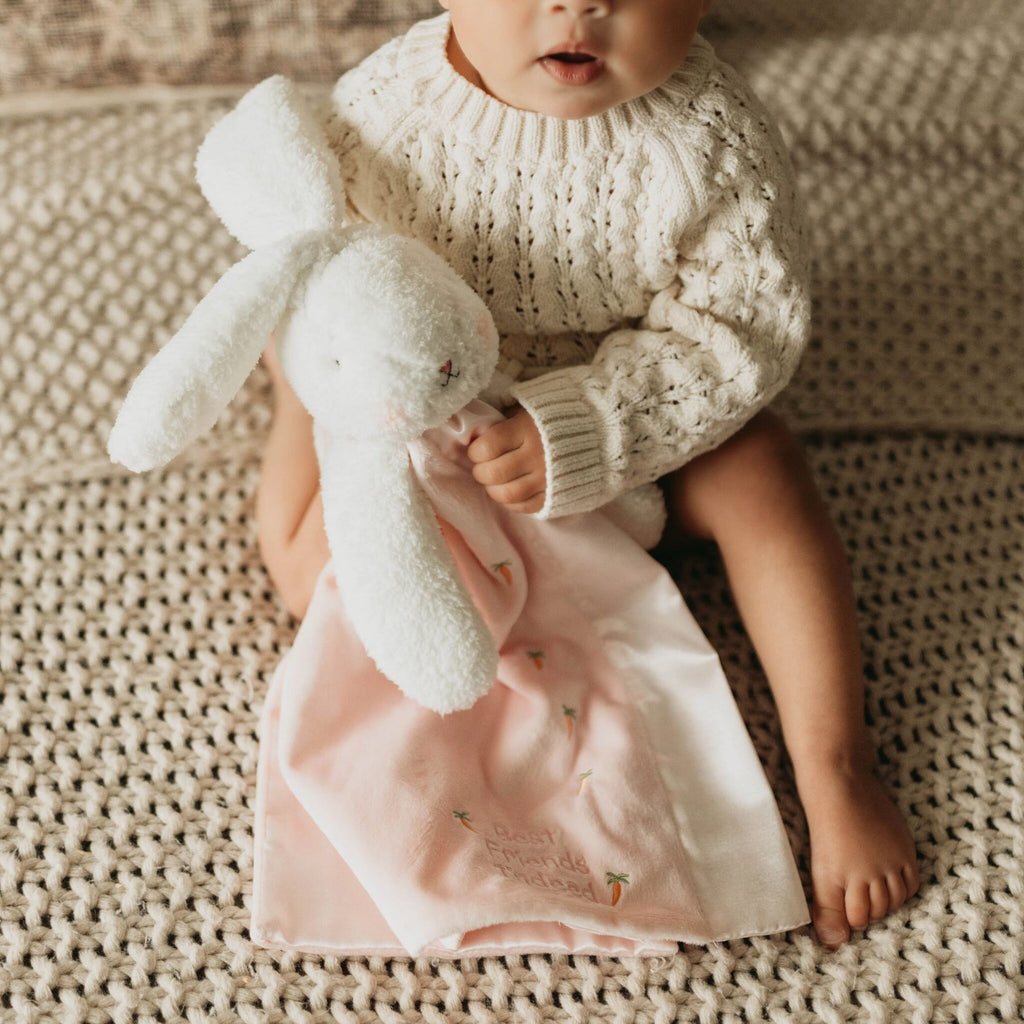 Bunnies by the Bay Blossom Bunny Buddy Blanket (38cm)