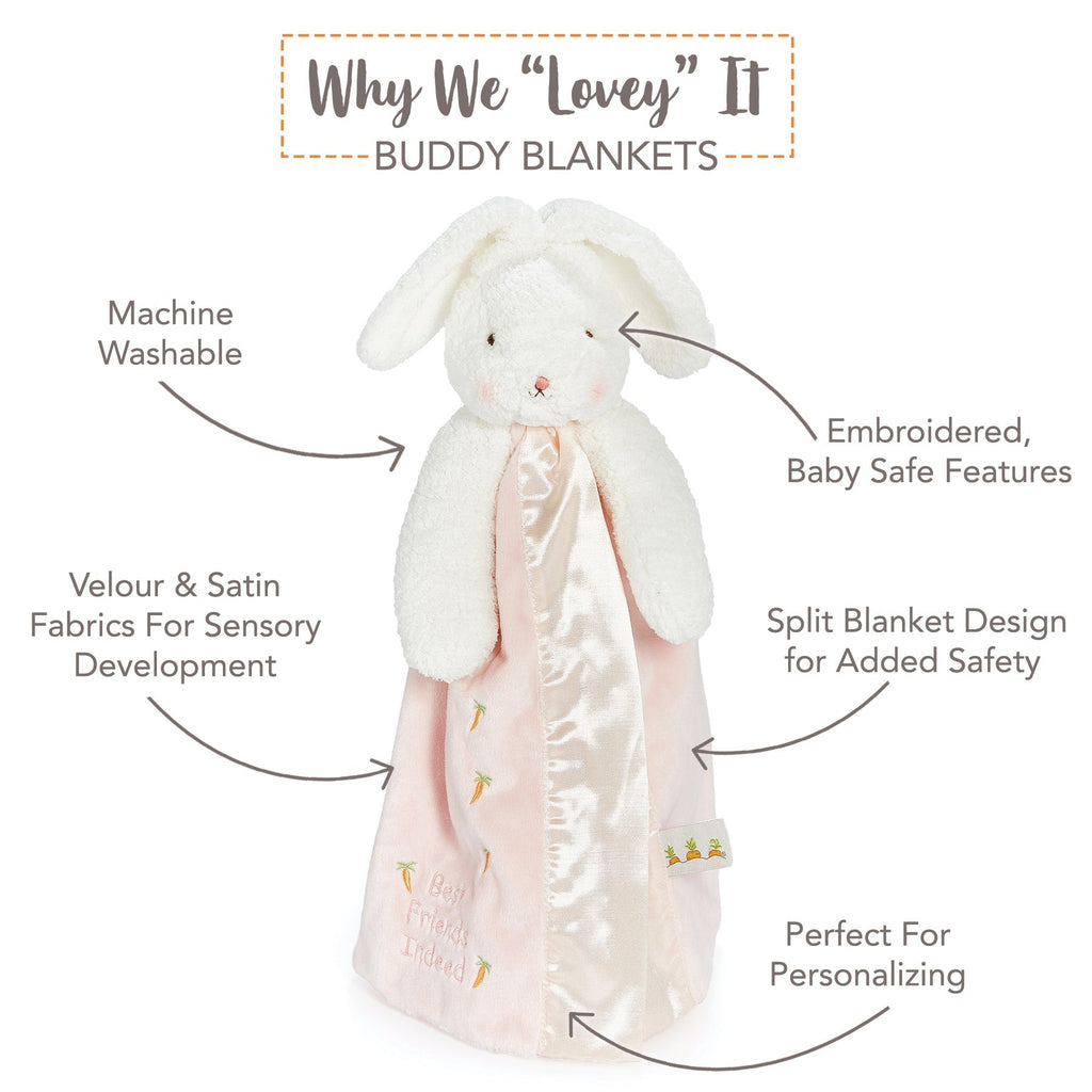 Bunnies by the Bay Blossom Bunny Buddy Blanket (38cm)