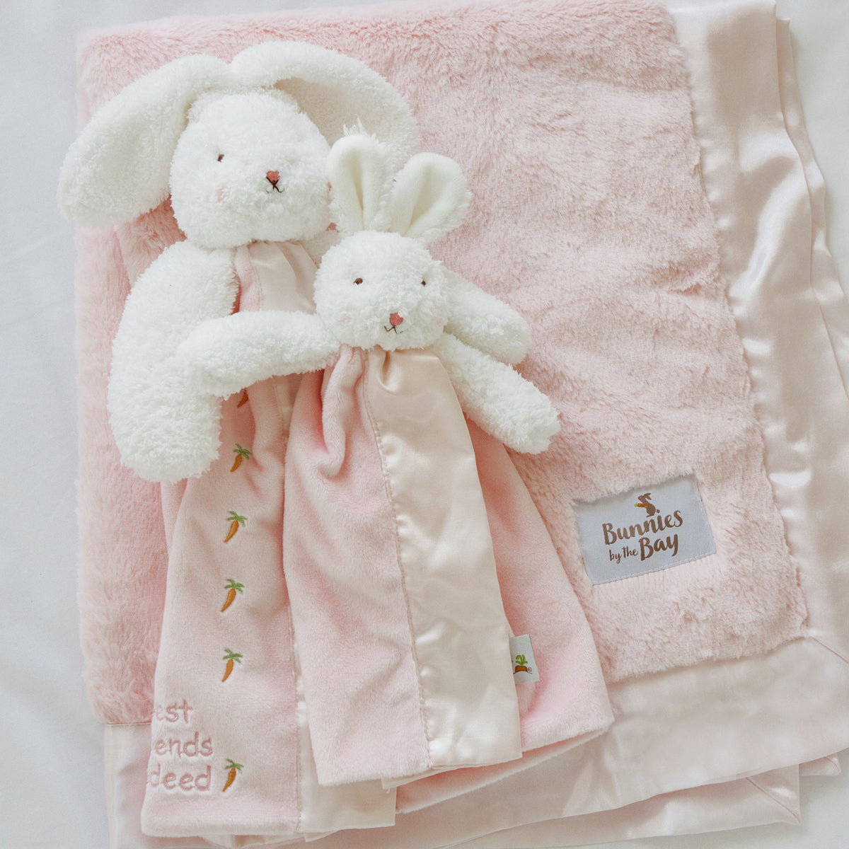 Bunnies by the Bay Blossom Bunny Buddy Blanket (38cm)