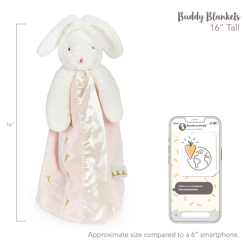 Bunnies by the Bay Blossom Bunny Buddy Blanket (38cm)