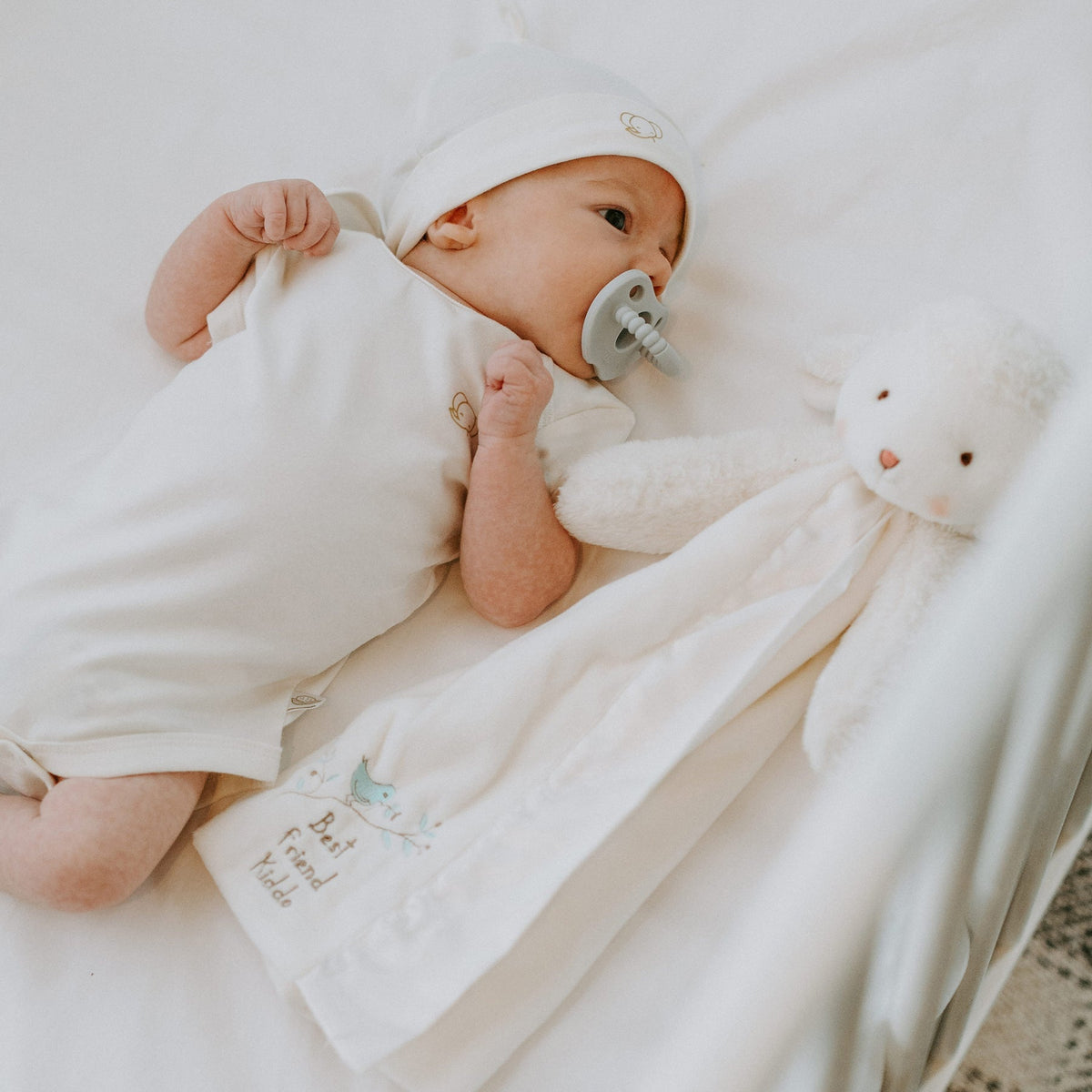 Bunnies by the Bay Kiddo Lamb Buddy Blanket (38cm)