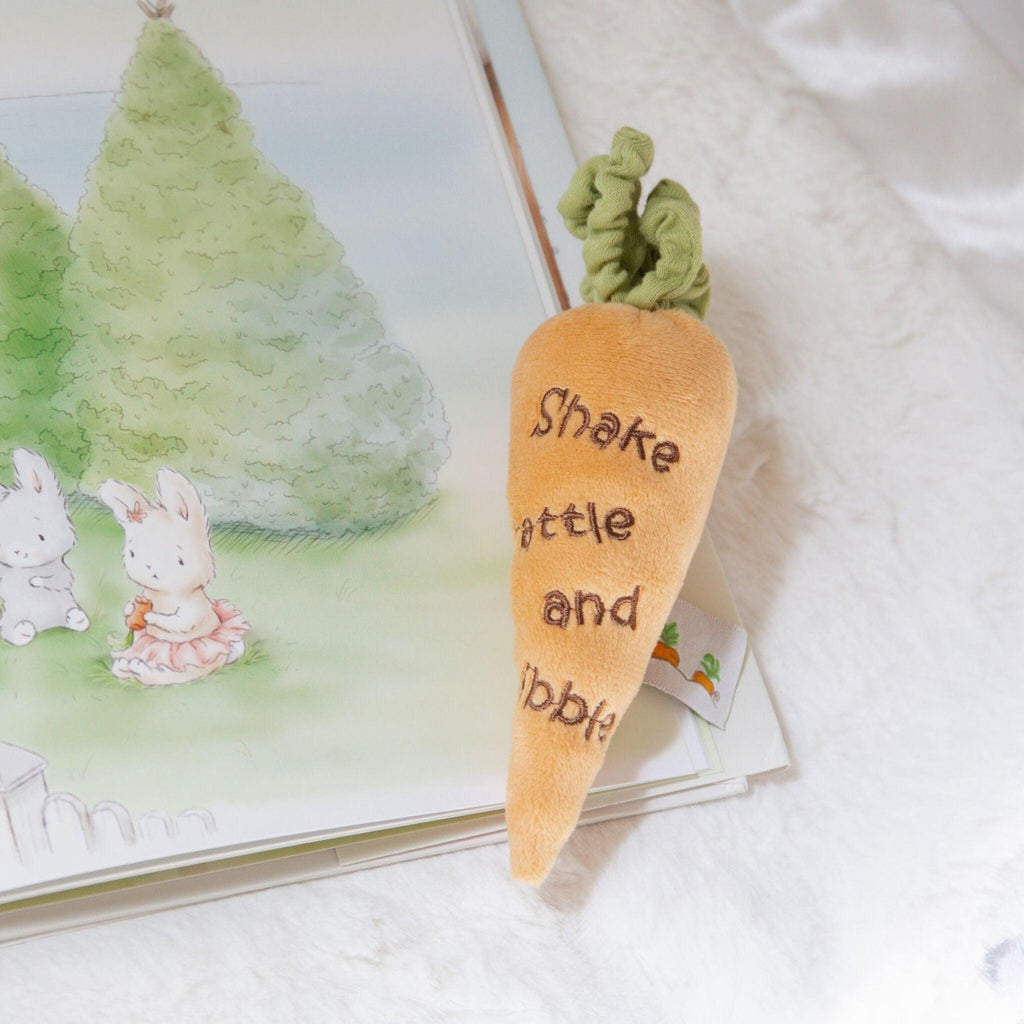 Bunnies by the Bay Bunny Carrot Rattle (16cm)