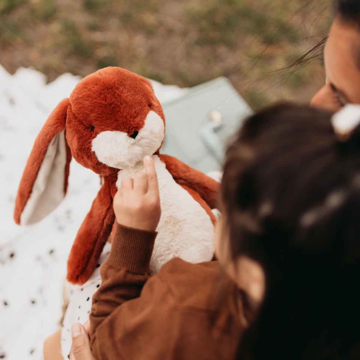 Bunnies by the Bay Little Floppy Nibble Bunny - Medium Paprika (34cm)