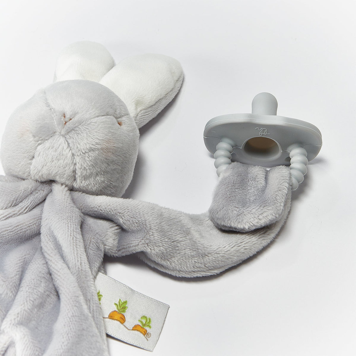 Bunnies by the Bay Bloom Bunny Silly Buddy - Grey (32cm)