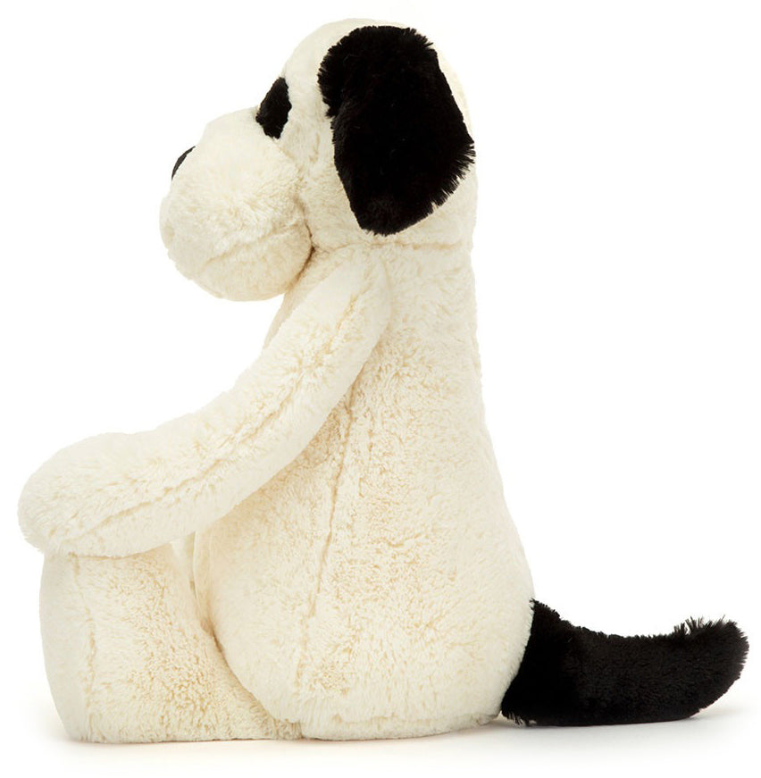 Jellycat Bashful Black & Cream Puppy - Big (51cm)