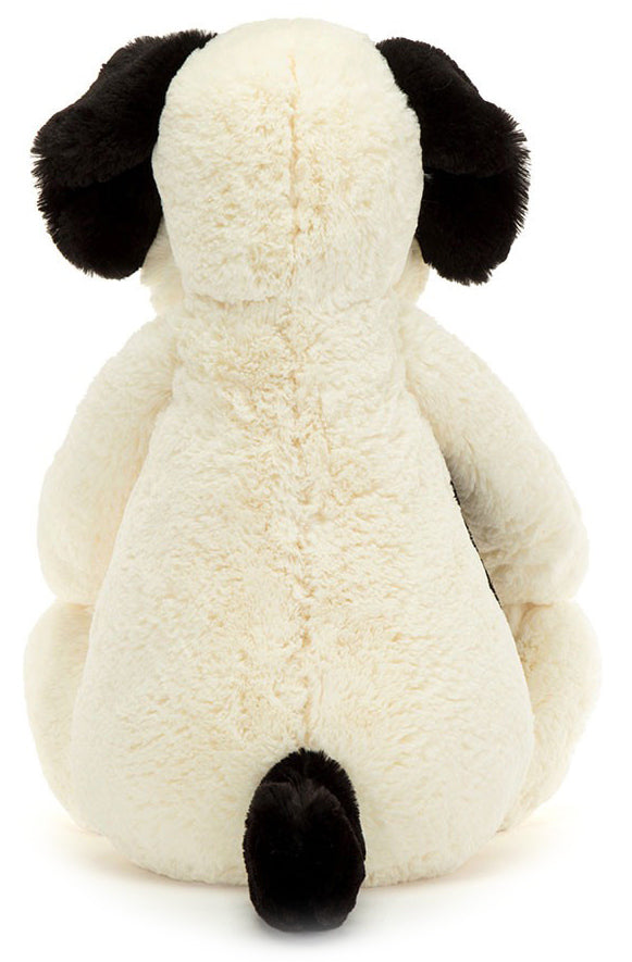 Jellycat Bashful Black & Cream Puppy - Big (51cm)