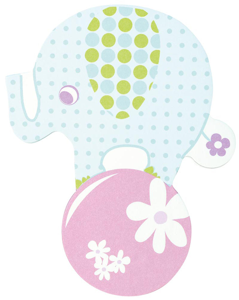 Bobble Art Elephant Shaped Notepad