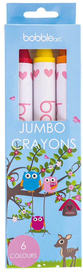 Bobble Art Woodland Jumbo Crayon Set