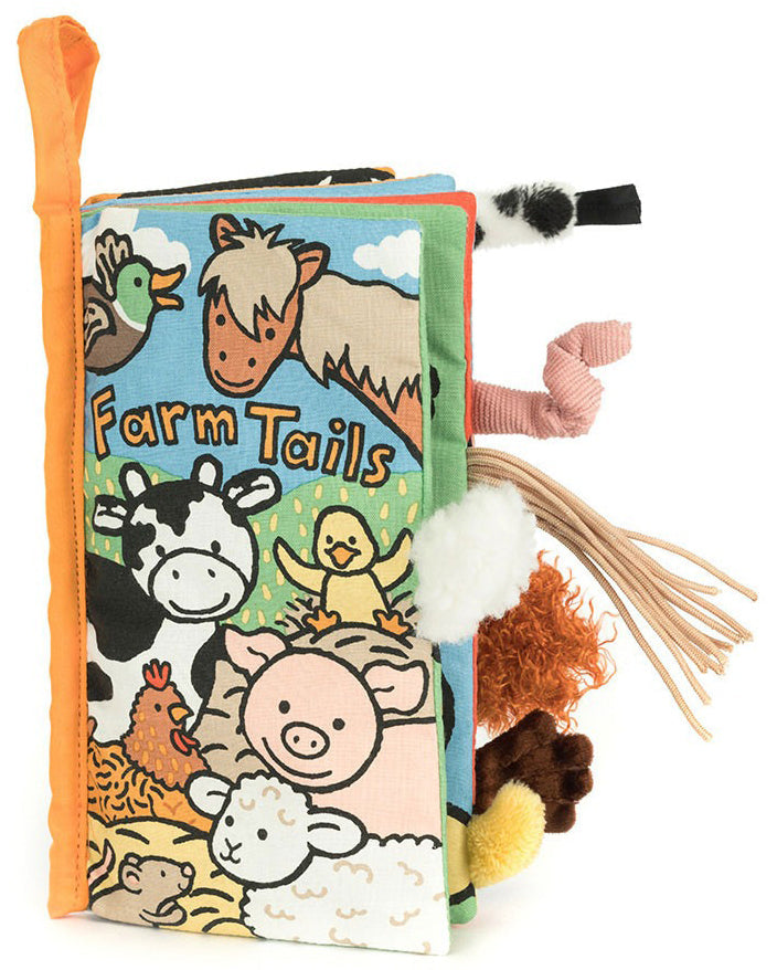 Jellycat Farm Tails Fabric Book (22cm)