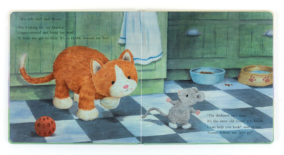 Jellycat Ginger the Courageous Kitten Book (23cm)