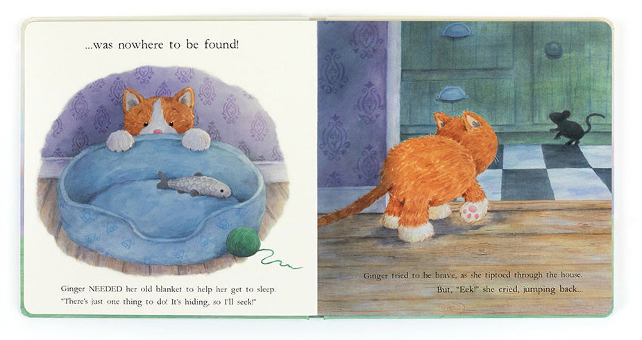 Jellycat Ginger the Courageous Kitten Book (23cm)
