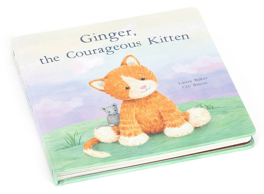 Jellycat Ginger the Courageous Kitten Book (23cm)